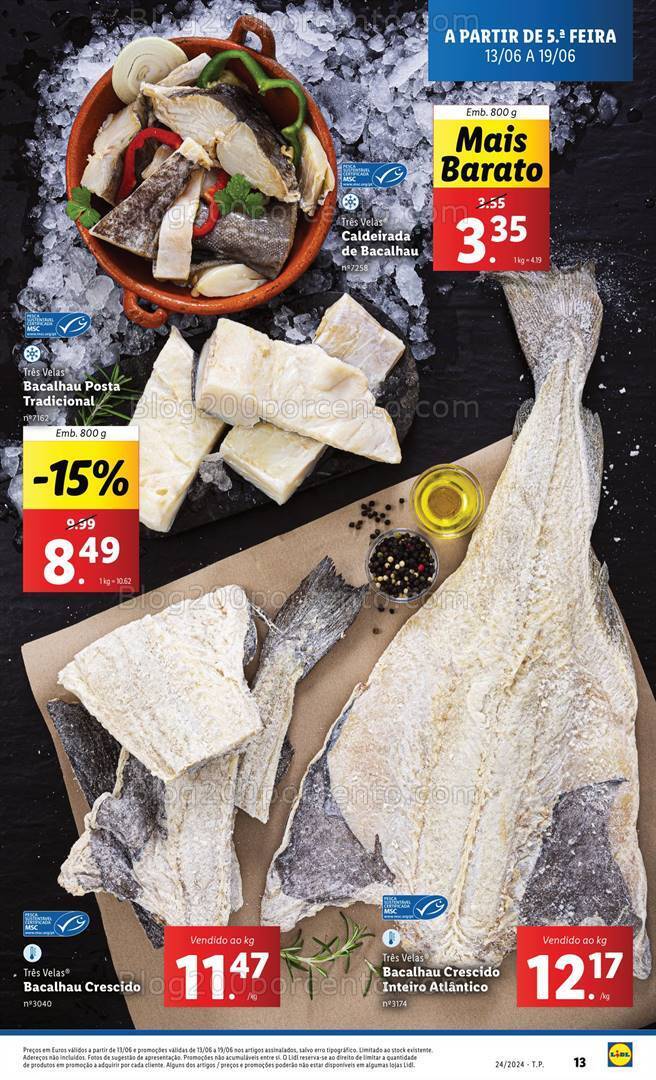 Antevisão Folheto LIDL Promoções de 13 a 19 junho