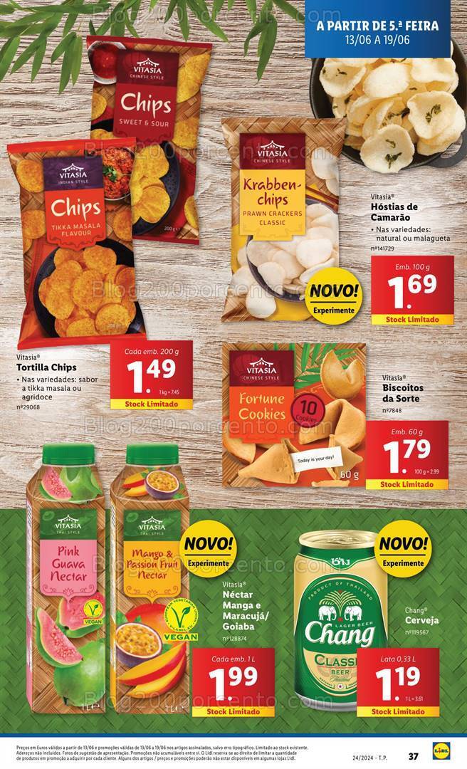 Antevisão Folheto LIDL Sabores do Mundo Promoções de 13 a 19 junho