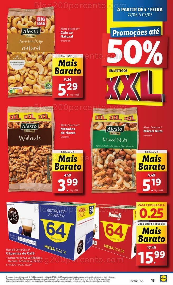 Antevisão Folheto LIDL Bazar Promoções de 27 junho a 3 julho