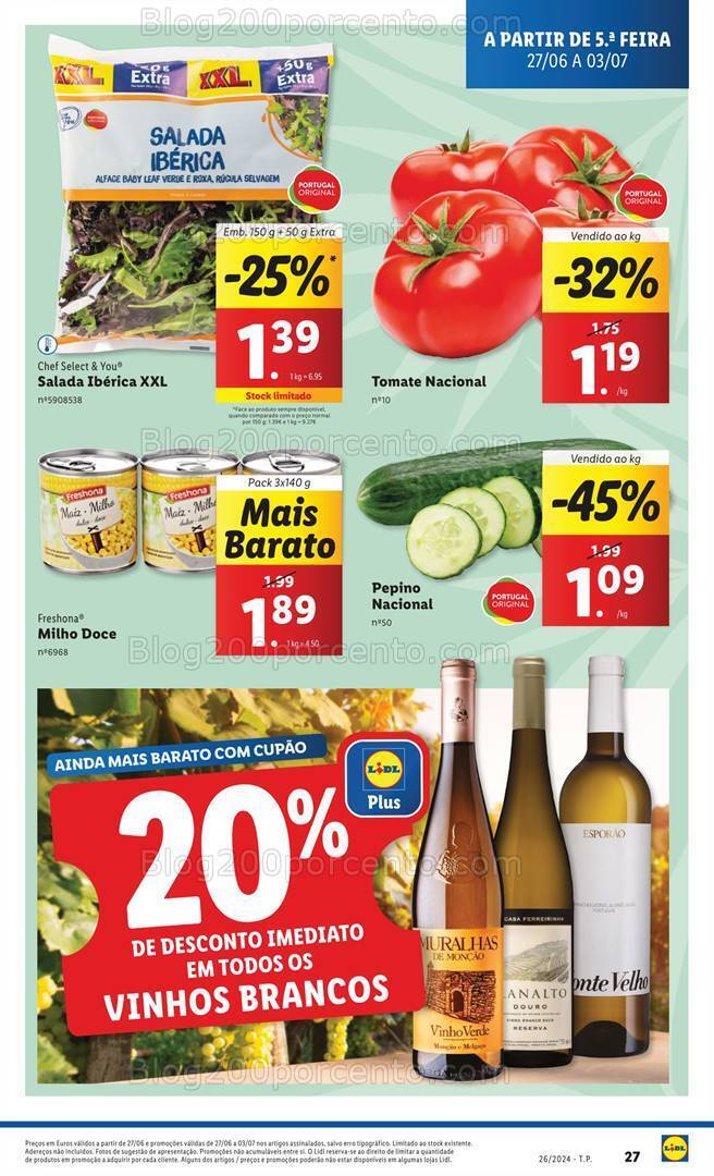 Antevisão Folheto LIDL Bazar Promoções de 27 junho a 3 julho
