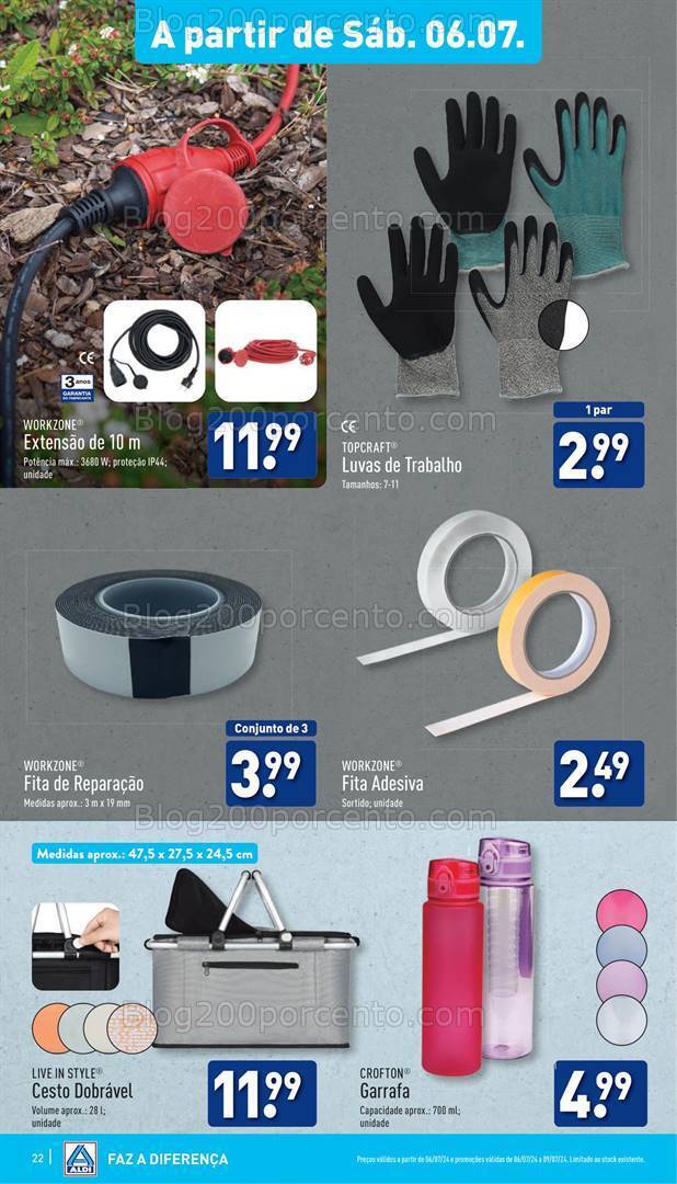 Antevisão Folheto ALDI Promoções de 3 a 9 julho