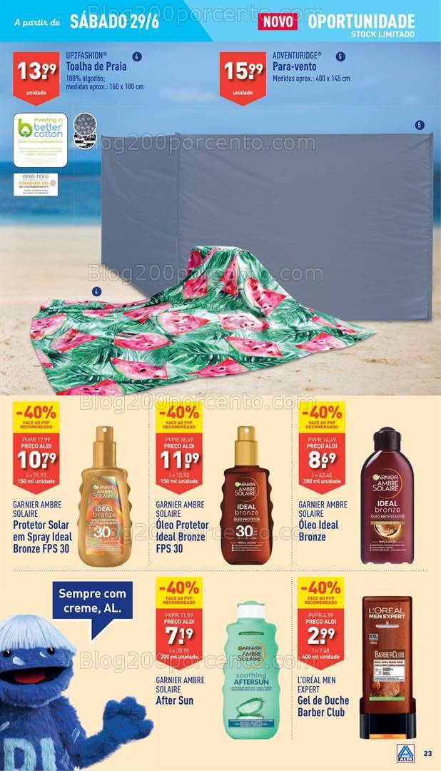 Antevisão Folheto ALDI Bazar Promoções a partir de 29 junho