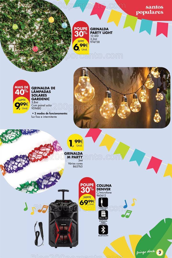 Antevisão Folheto PINGO DOCE Bazar Verão Promoções de de 4 junho a 1 julho