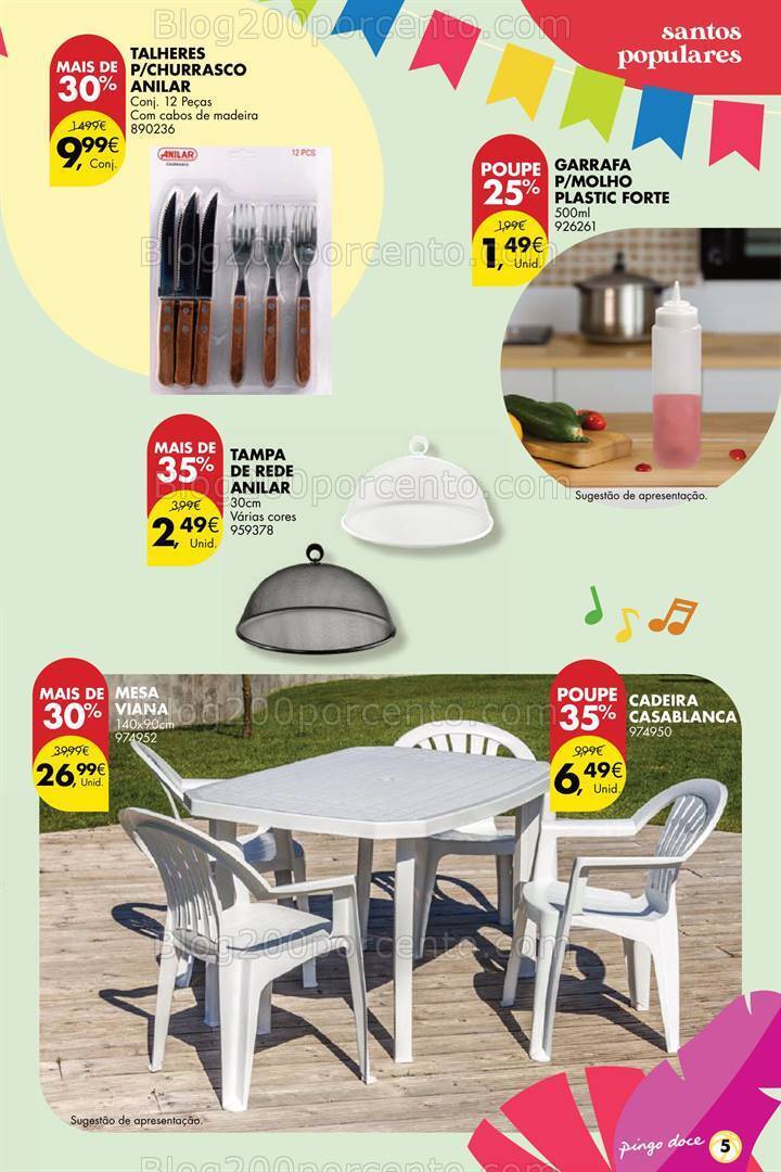 Antevisão Folheto PINGO DOCE Bazar Verão Promoções de de 4 junho a 1 julho