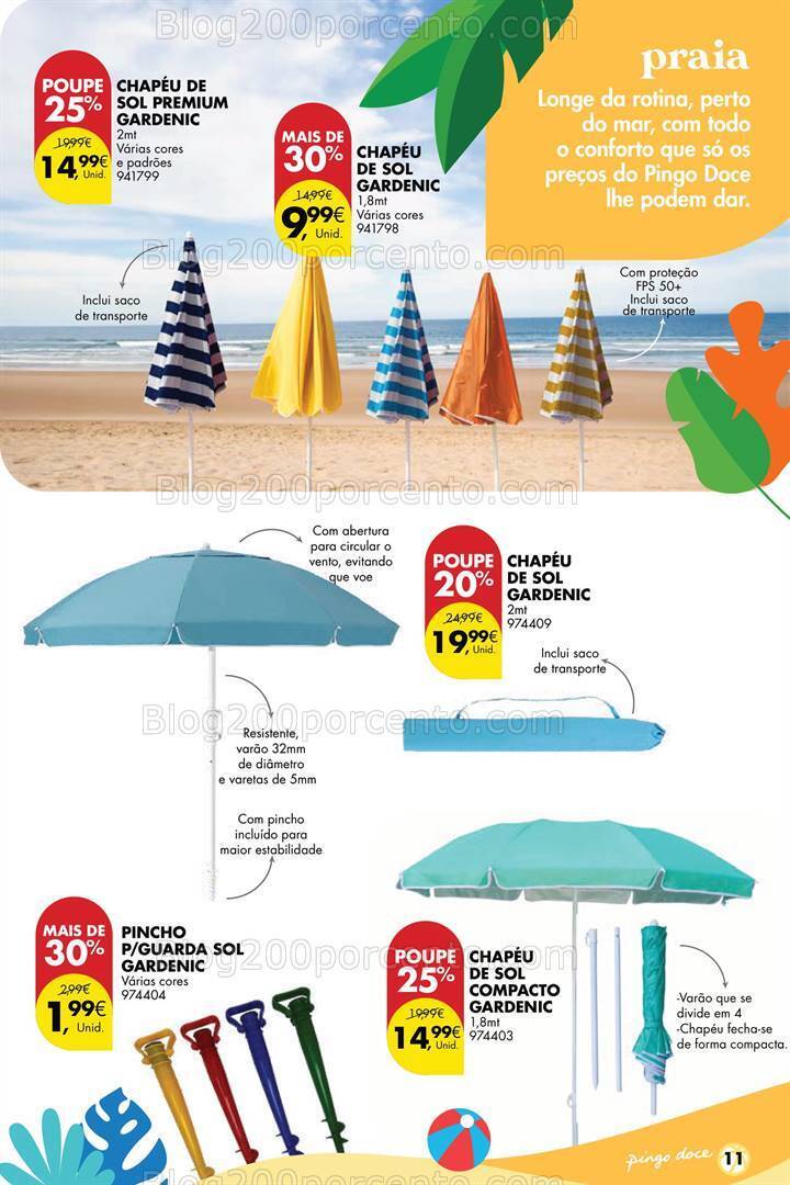 Antevisão Folheto PINGO DOCE Bazar Verão Promoções de de 4 junho a 1 julho