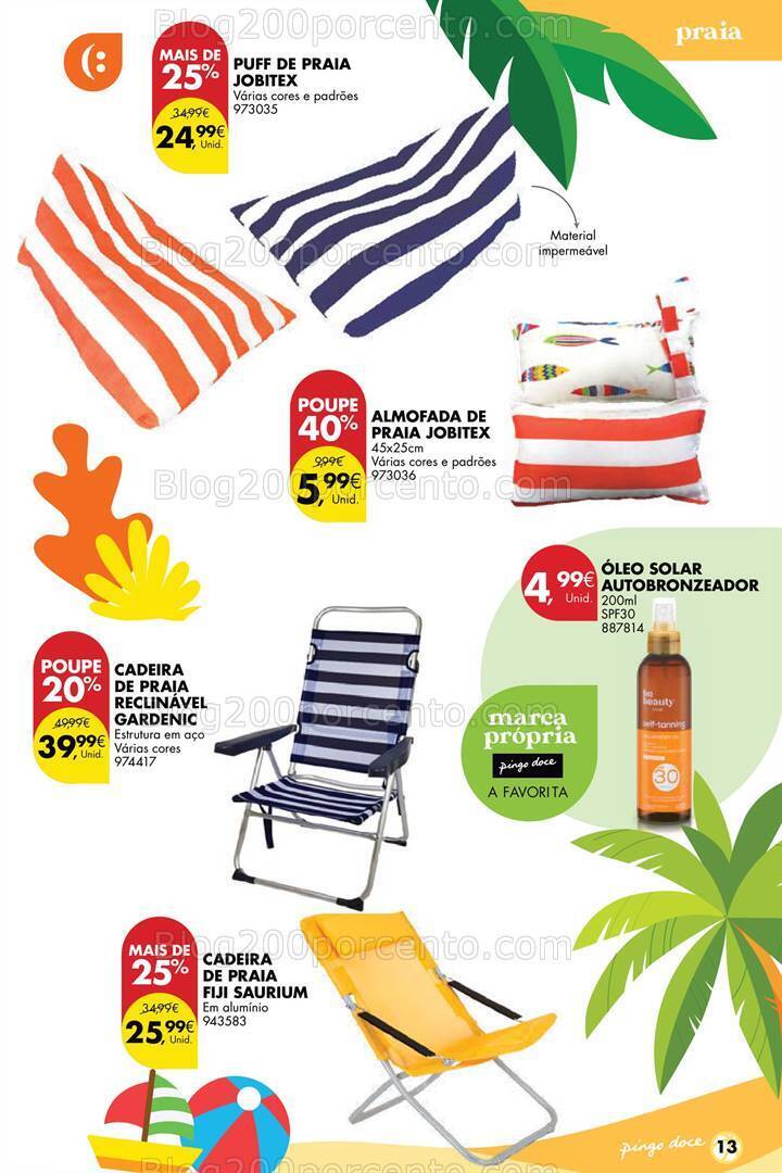 Antevisão Folheto PINGO DOCE Bazar Verão Promoções de de 4 junho a 1 julho
