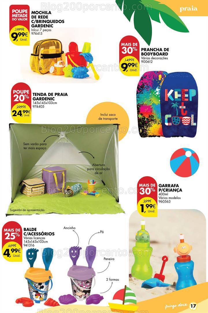 Antevisão Folheto PINGO DOCE Bazar Verão Promoções de de 4 junho a 1 julho