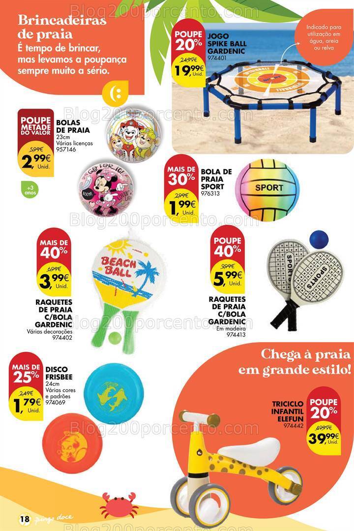 Antevisão Folheto PINGO DOCE Bazar Verão Promoções de de 4 junho a 1 julho