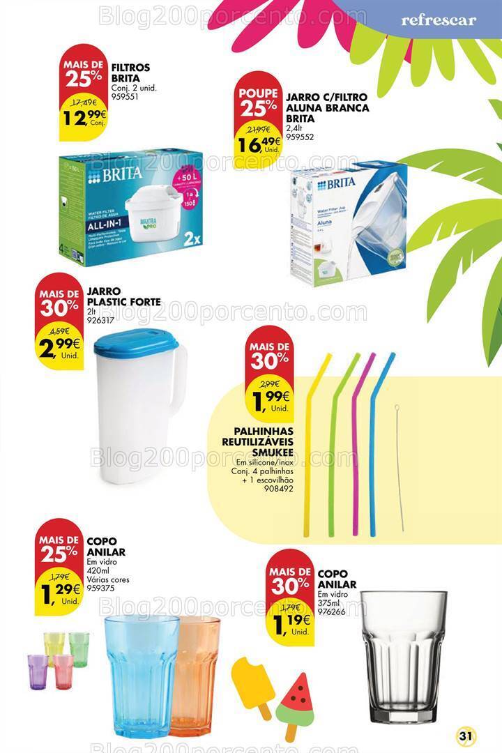 Antevisão Folheto PINGO DOCE Bazar Verão Promoções de de 4 junho a 1 julho