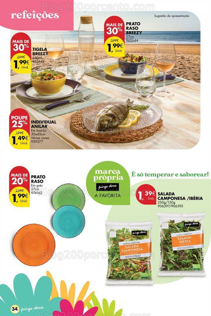 Antevisão Folheto PINGO DOCE Bazar Verão Promoções de de 4 junho a 1 julho