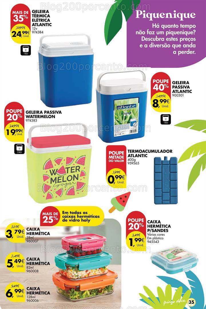 Antevisão Folheto PINGO DOCE Bazar Verão Promoções de de 4 junho a 1 julho