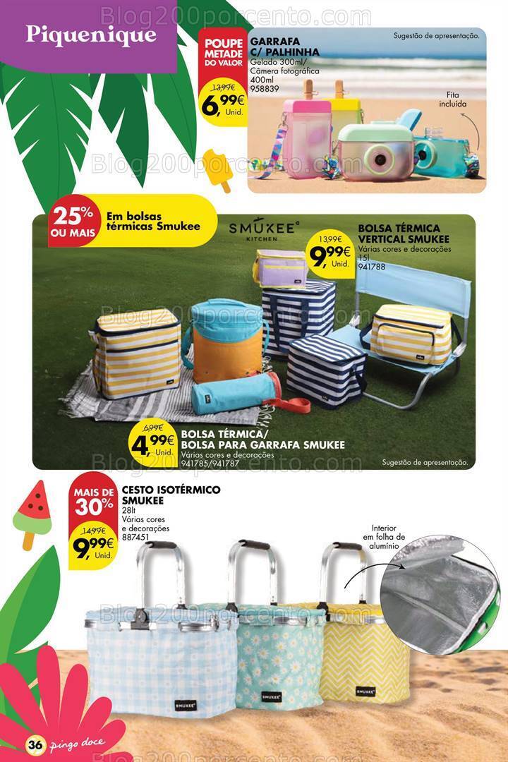 Antevisão Folheto PINGO DOCE Bazar Verão Promoções de de 4 junho a 1 julho