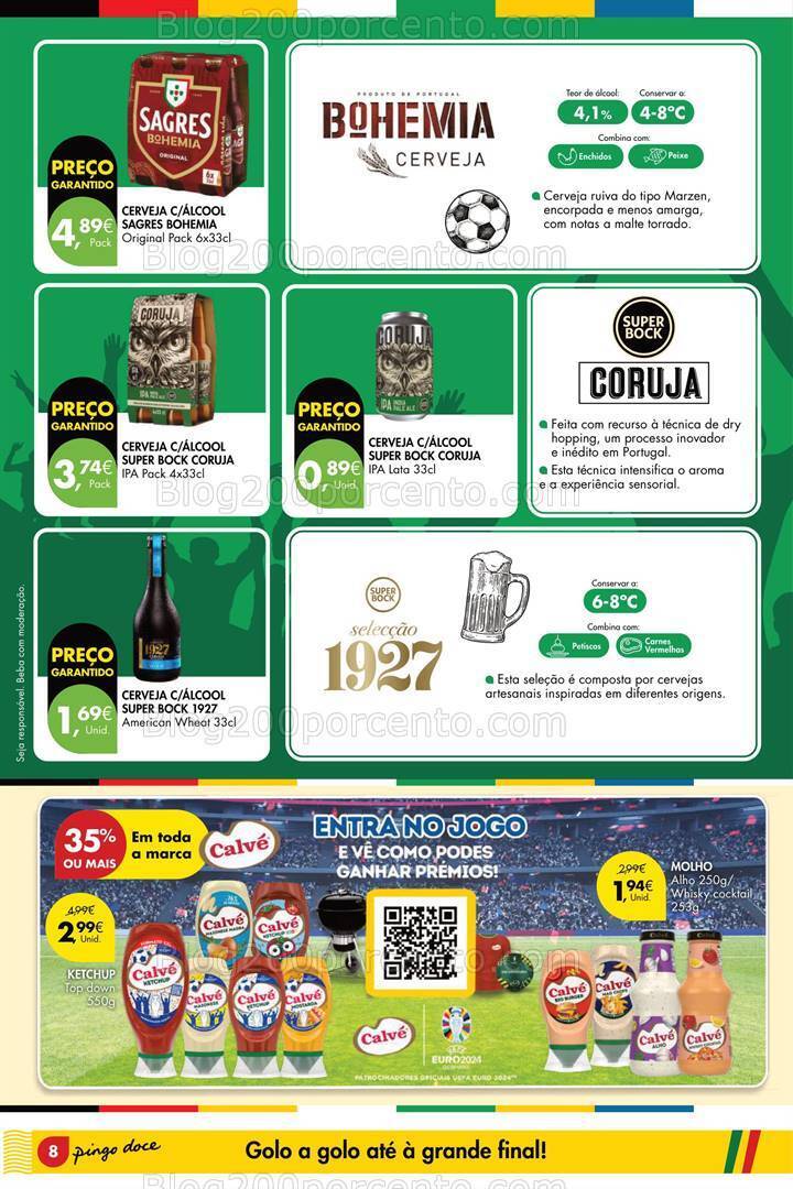 Antevisão Folheto PINGO DOCE Especial Europeu de 4 a 24 junho