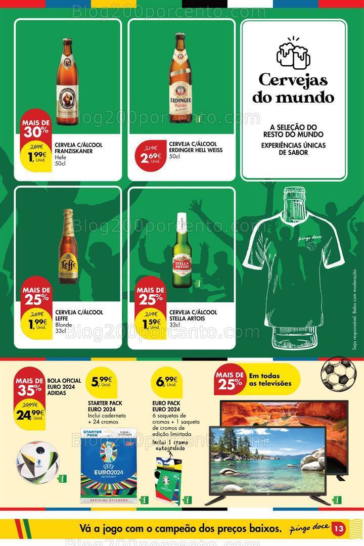 Antevisão Folheto PINGO DOCE Especial Europeu de 4 a 24 junho
