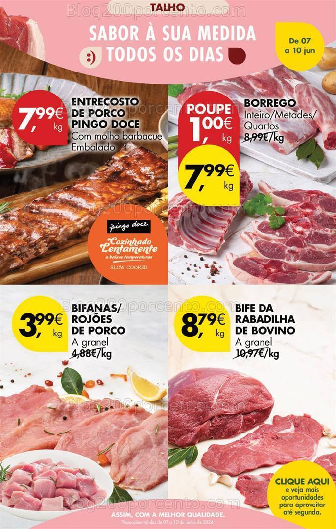 Antevisão Folheto PINGO DOCE Promoções Fim de Semana - 7 a 10 junho