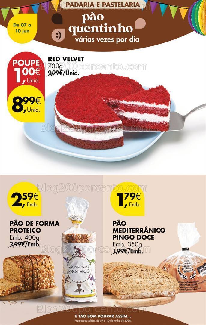 Antevisão Folheto PINGO DOCE Promoções Fim de Semana - 7 a 10 junho