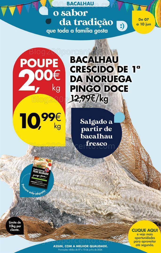 Antevisão Folheto PINGO DOCE Promoções Fim de Semana - 7 a 10 junho