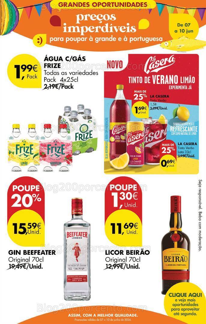 Antevisão Folheto PINGO DOCE Promoções Fim de Semana - 7 a 10 junho