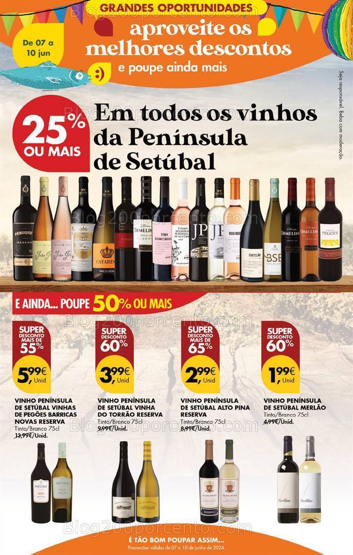 Antevisão Folheto PINGO DOCE Promoções Fim de Semana - 7 a 10 junho