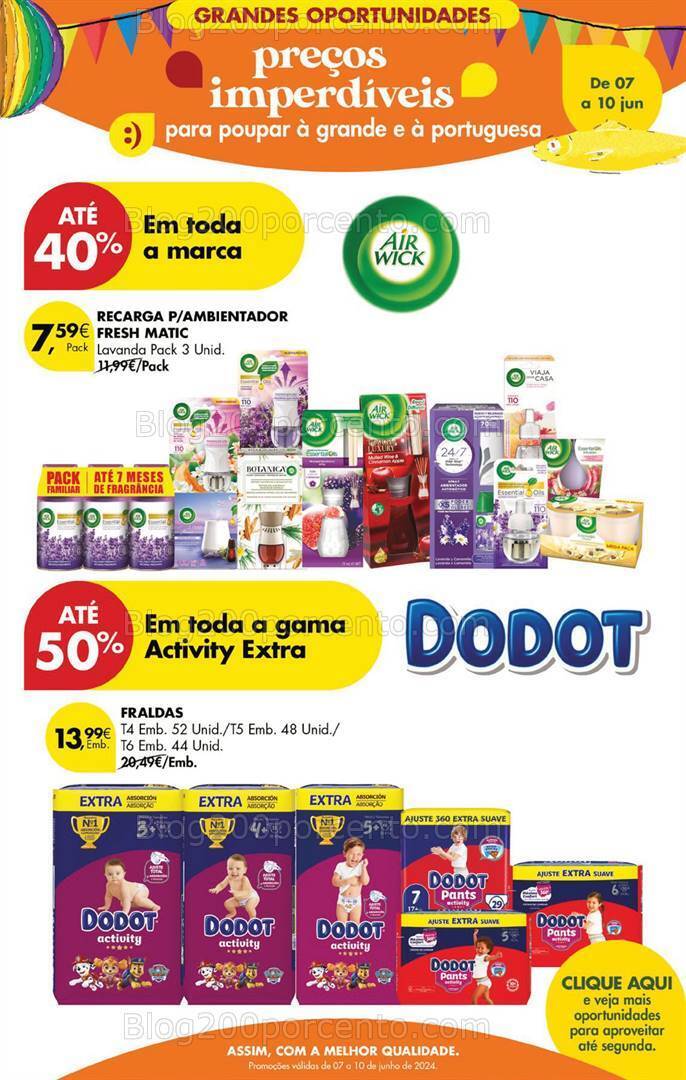 Antevisão Folheto PINGO DOCE Promoções Fim de Semana - 7 a 10 junho