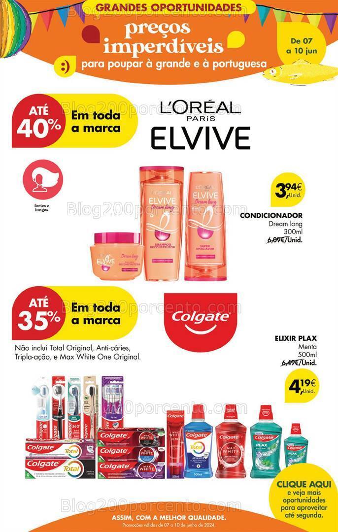 Antevisão Folheto PINGO DOCE Promoções Fim de Semana - 7 a 10 junho
