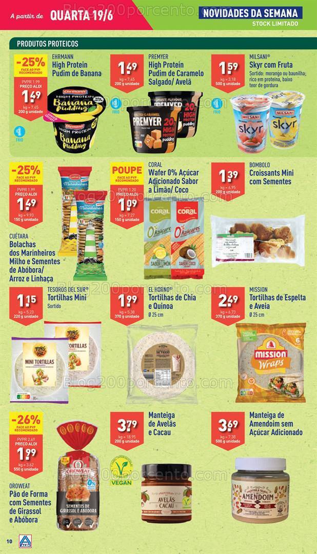 Antevisão Folheto ALDI Promoções de 19 a 25 junho