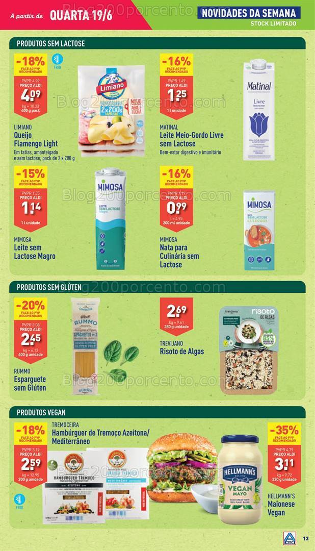 Antevisão Folheto ALDI Promoções de 19 a 25 junho