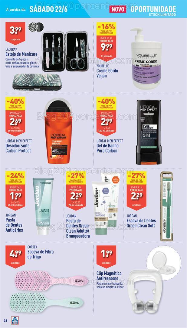 Antevisão Folheto ALDI Promoções de 19 a 25 junho