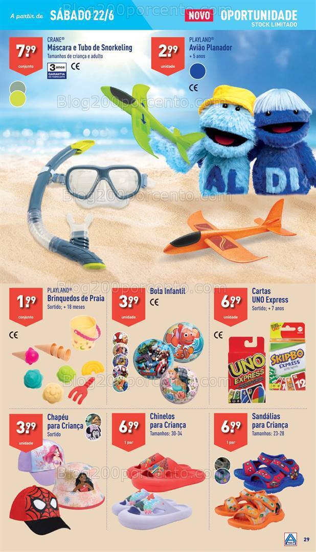 Antevisão Folheto ALDI Promoções de 19 a 25 junho