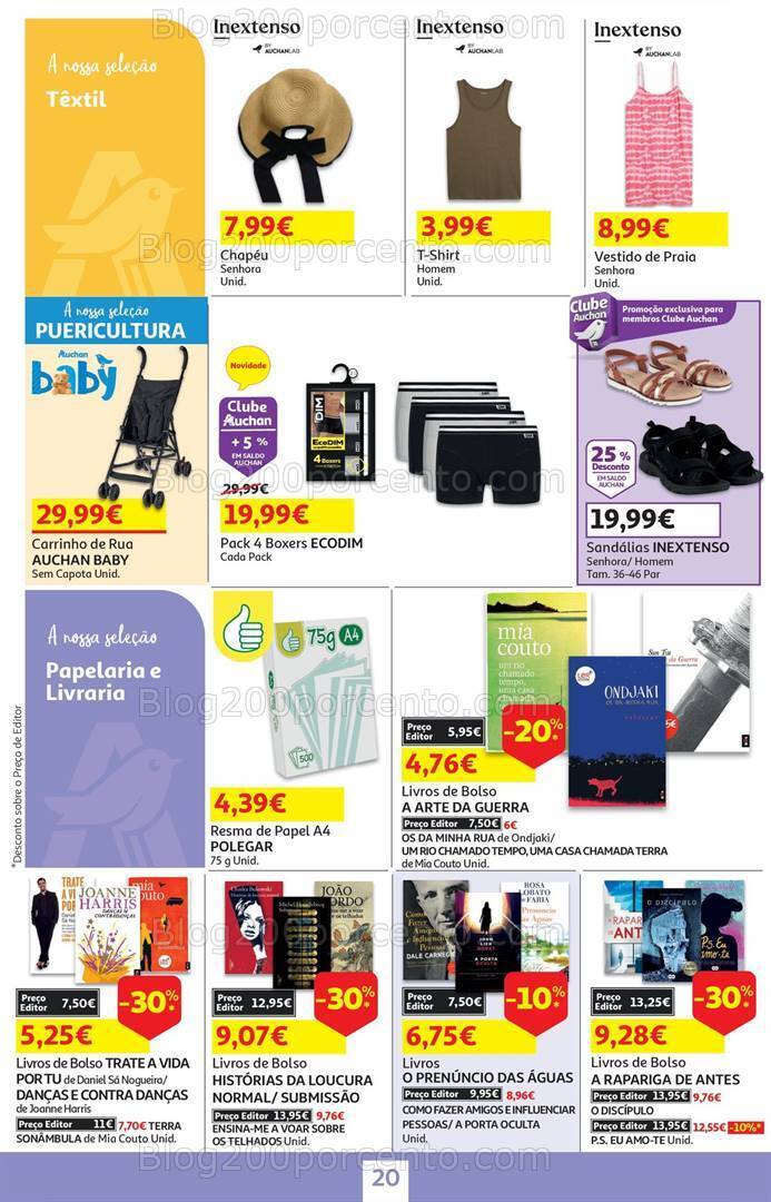 Antevisão Folheto AUCHAN Promoções de 19 junho a 8 julho