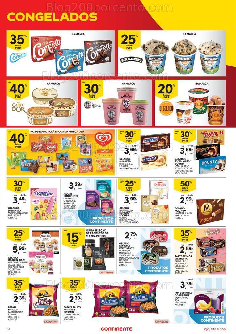 Antevisão Folheto CONTINENTE Promoções de 18 a 24 julho