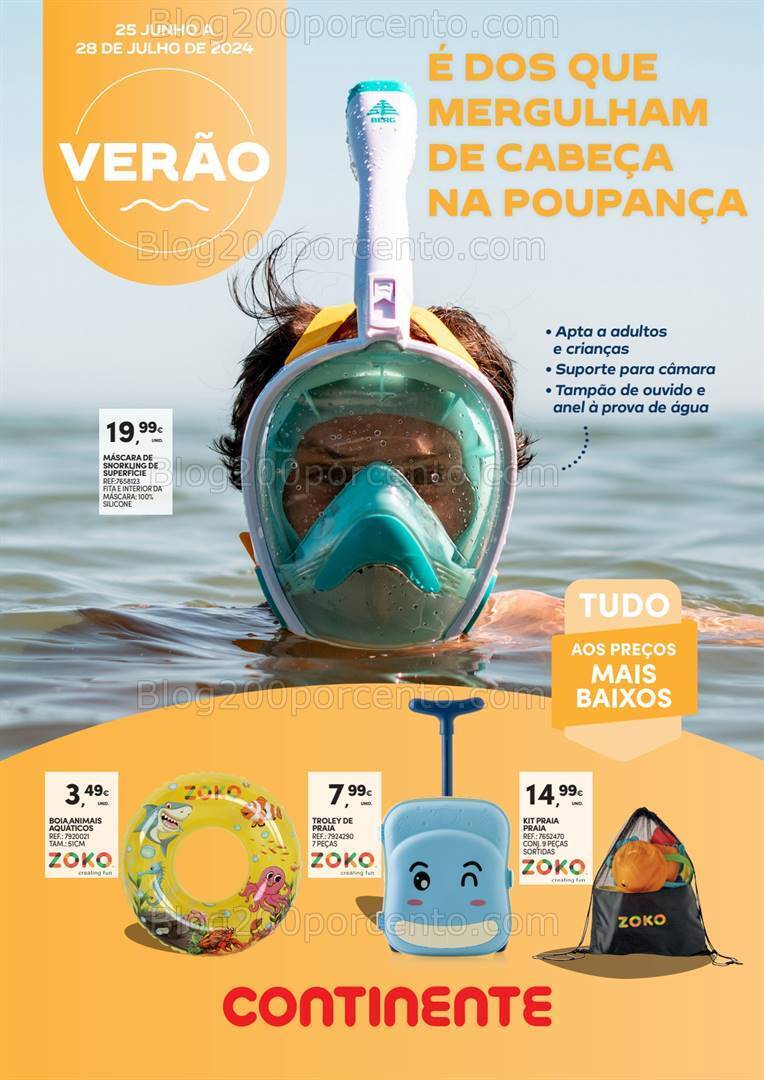 Antevisão Folheto CONTINENTE Verão Promoções de 25 junho a 28 julho