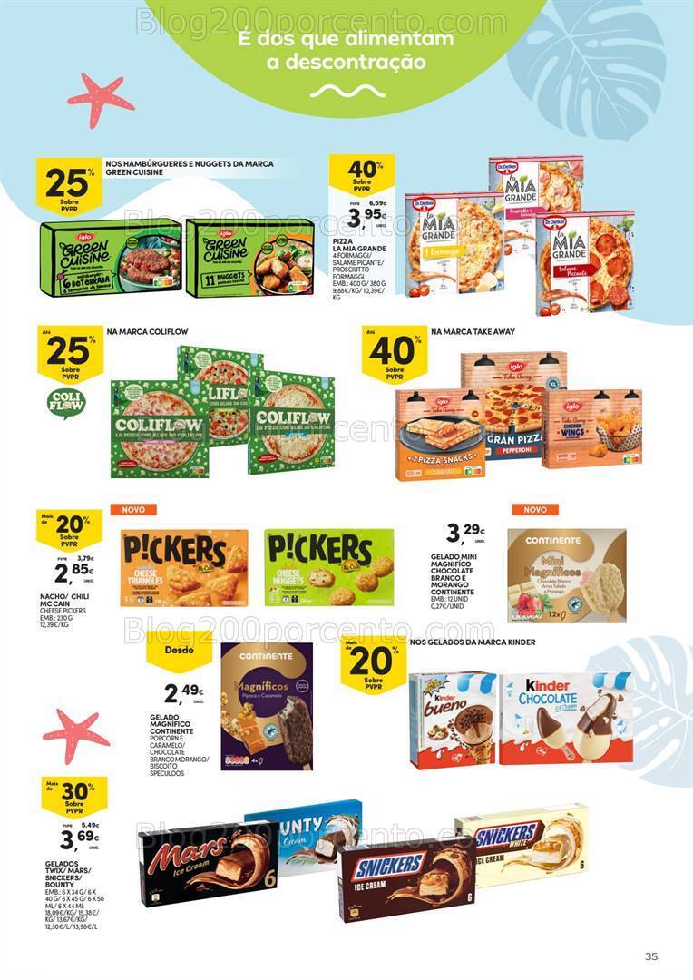 Antevisão Folheto CONTINENTE Verão Promoções de 25 junho a 28 julho