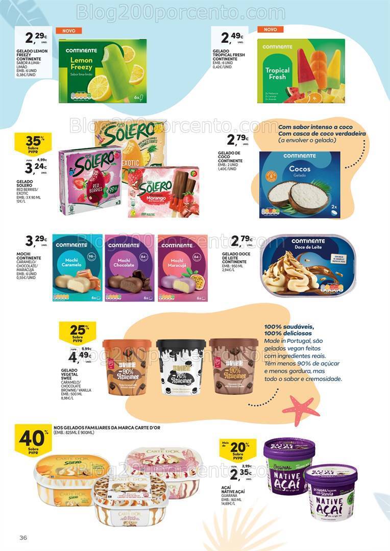 Antevisão Folheto CONTINENTE Verão Promoções de 25 junho a 28 julho