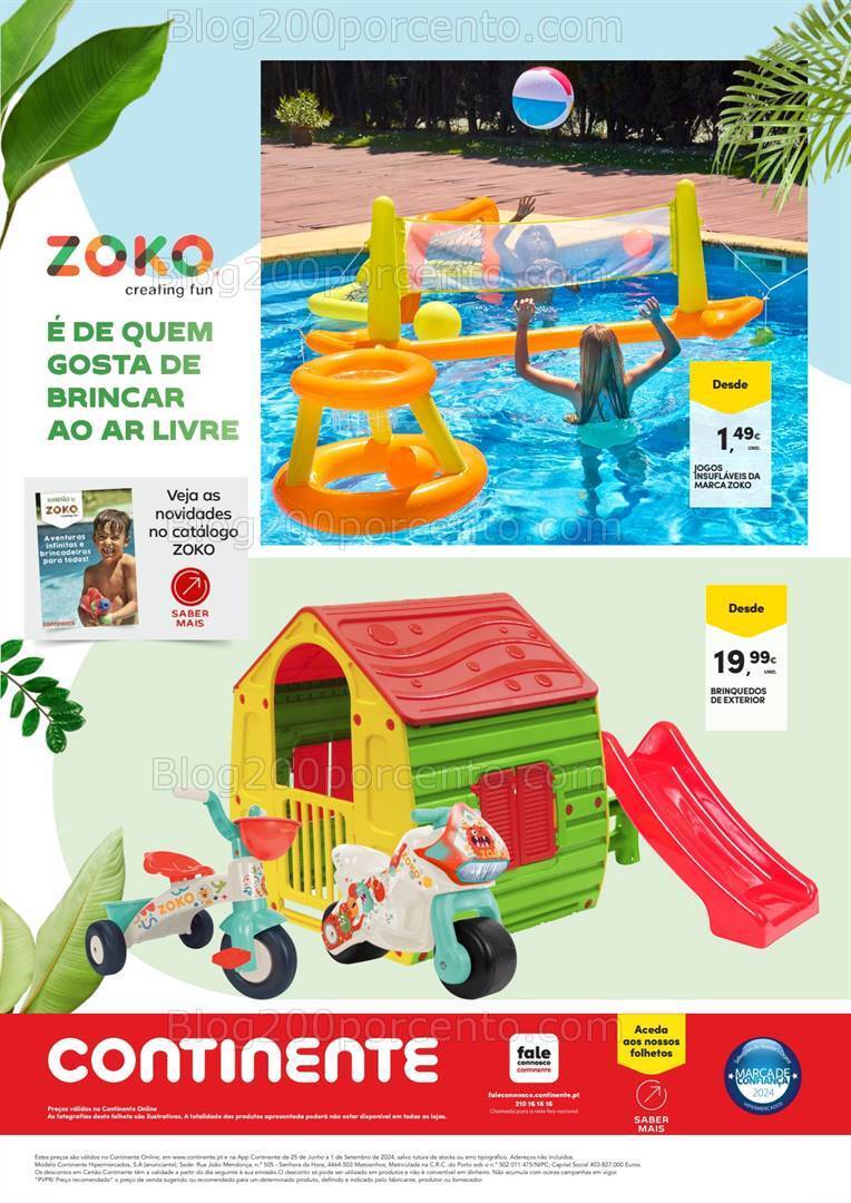 Antevisão Folheto CONTINENTE Verão Extra Promoções de 25 junho a 1 setembro