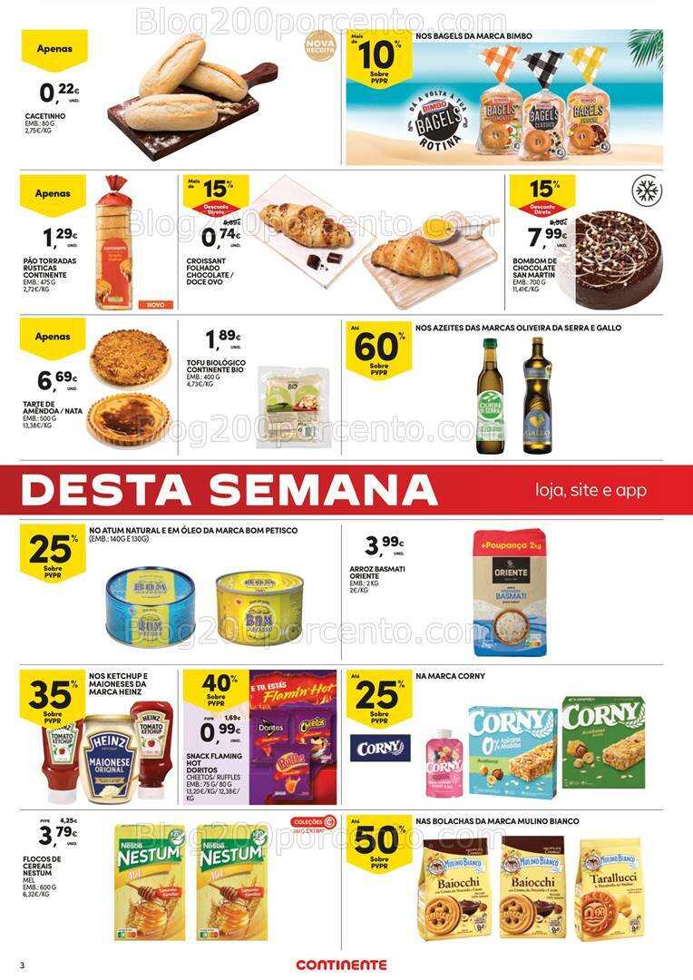 Antevisão Folheto CONTINENTE Promoções Fim de Semana - 14 a 17 junho