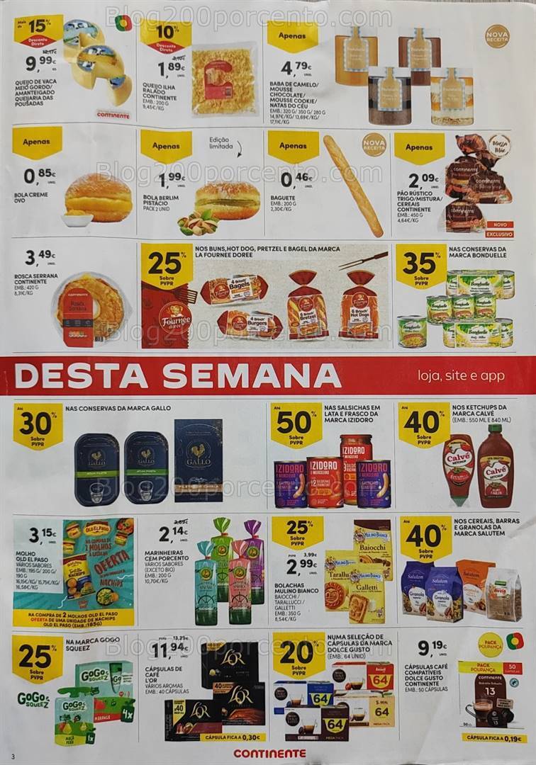 Antevisão Folheto CONTINENTE Promoções Fim de Semana - 28 junho a 1 julho