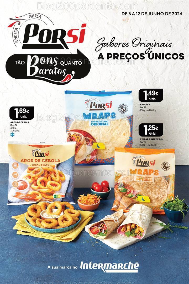 Antevisão Folheto INTERMARCHÉ Especial Porsi Promoções de 6 a 12 junho