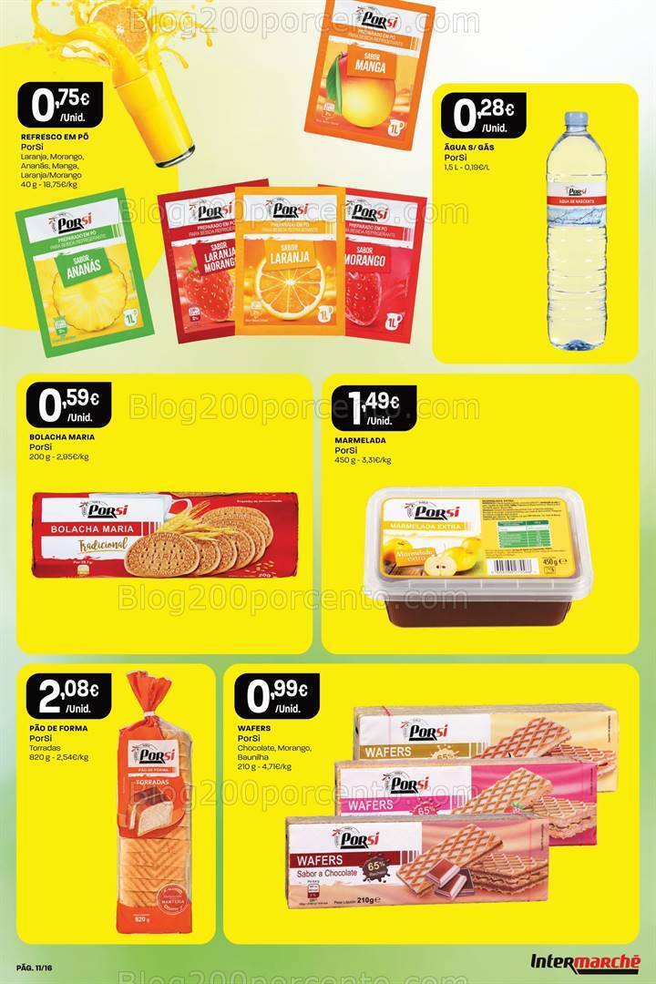 Antevisão Folheto INTERMARCHÉ Especial Porsi Promoções de 6 a 12 junho