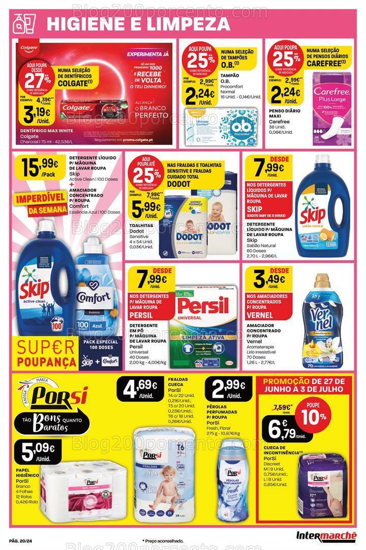 Antevisão Folheto INTERMARCHÉ Promoções de 27 junho a 3 julho