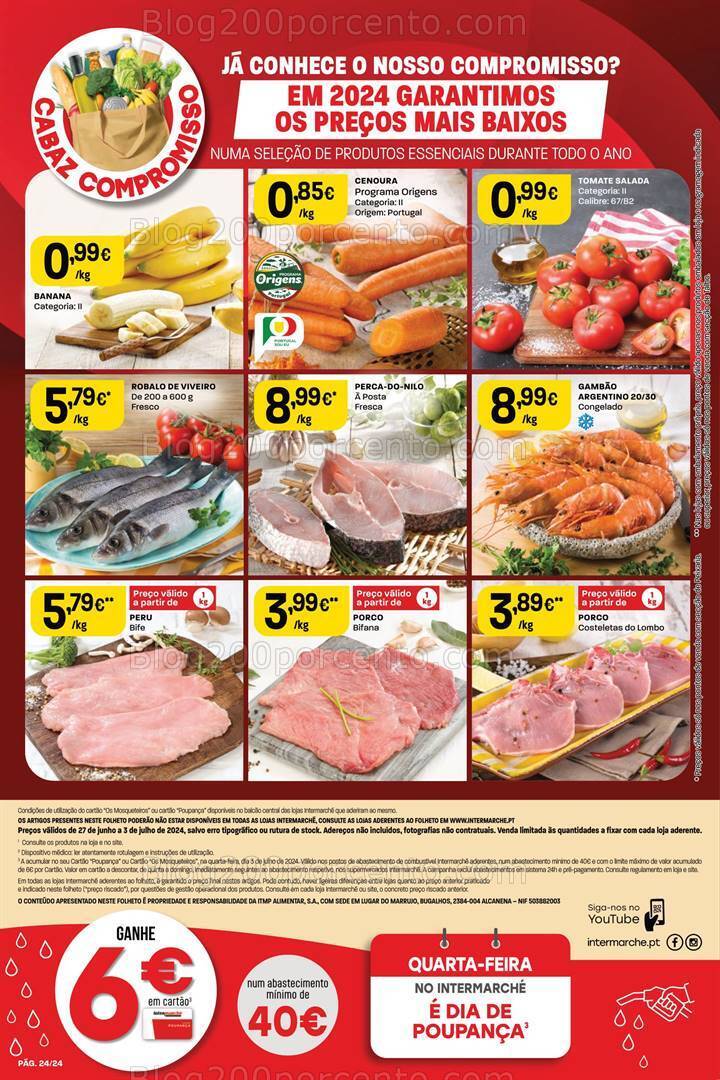 Antevisão Folheto INTERMARCHÉ Promoções de 27 junho a 3 julho