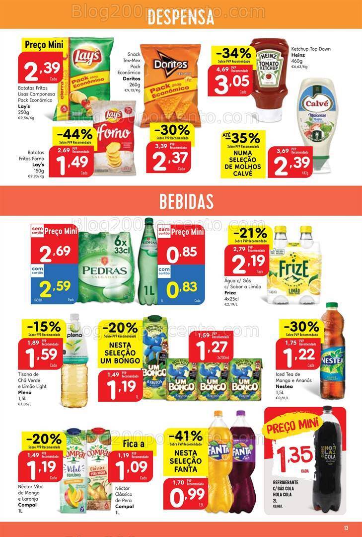 Antevisão Folheto MINIPREÇO Promoções de 13 a 19 junho