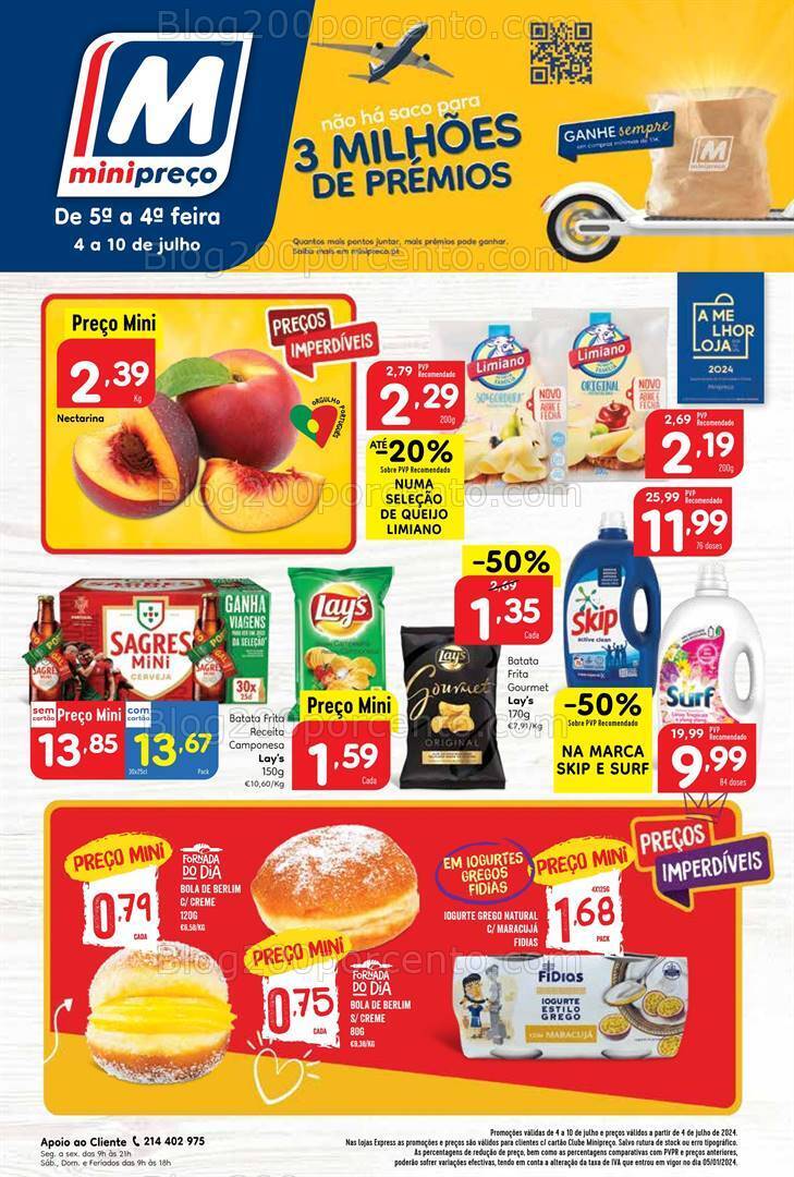 Antevisão Folheto MINIPREÇO Promoções de 4 a 10 julho