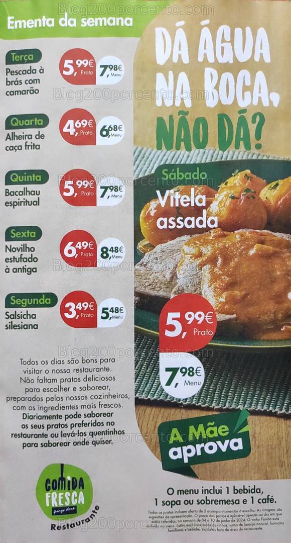 Antevisão Folheto PINGO DOCE Super Promoções de 4 a 10 junho