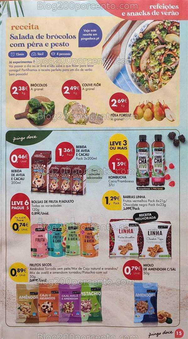 Antevisão Folheto PINGO DOCE Escolhas Equilibradas Promoções de 2 a 15 julho