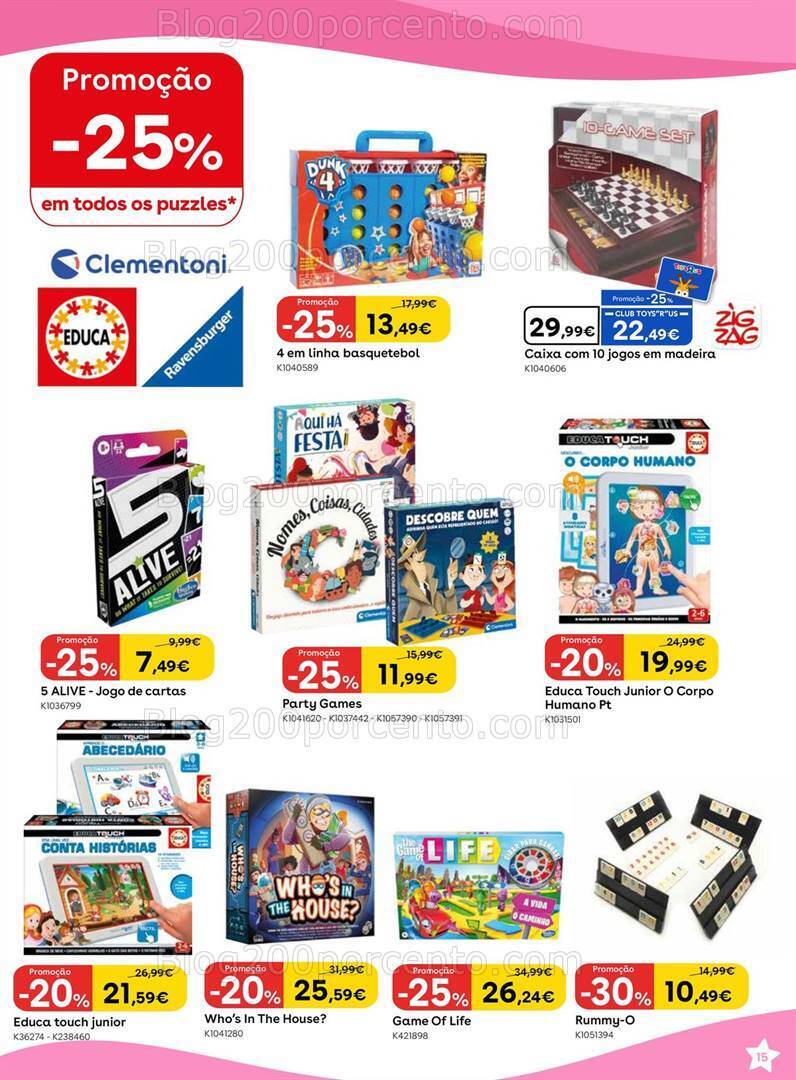 Antevisão Folheto TOYSRUS Verão Promoções de 1 a 24 julho