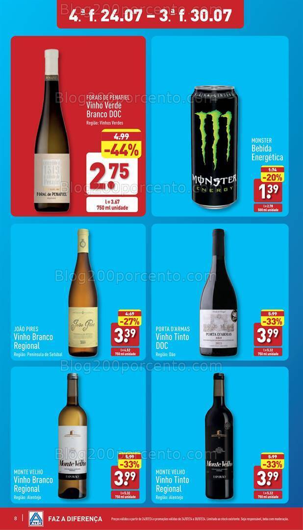 Antevisão Folheto ALDI Promoções de 24 a 30 julho