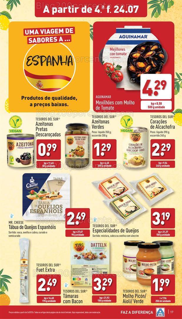 Antevisão Folheto ALDI Promoções de 24 a 30 julho