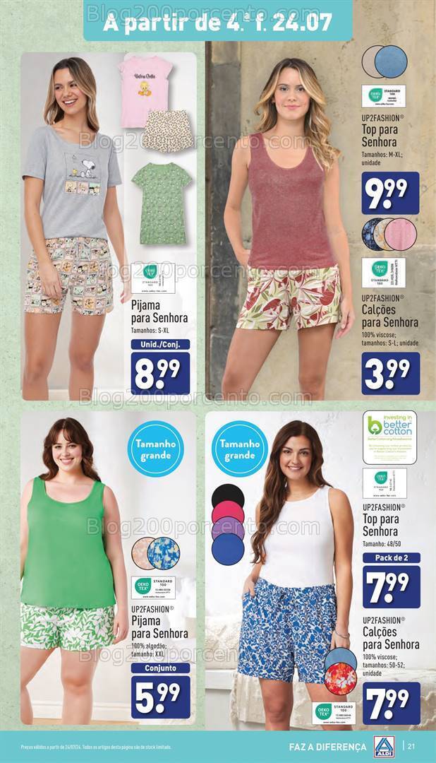 Antevisão Folheto ALDI Bazar Promoções de 24 a 30 julho