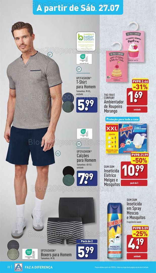 Antevisão Folheto ALDI Bazar Promoções de 24 a 30 julho